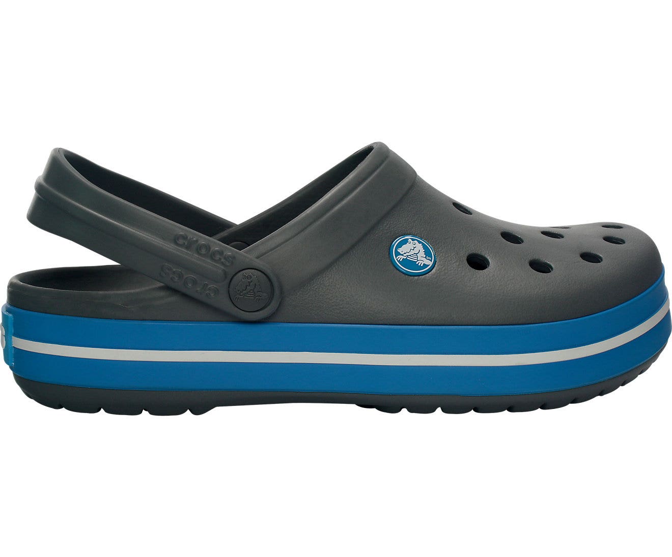 Charcoal ocean crocs best sale