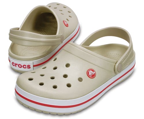 Melon colored crocs shop