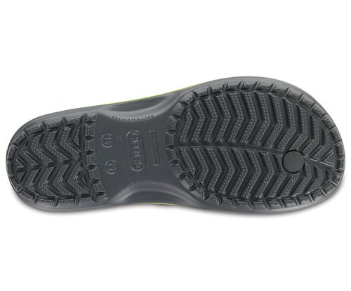 Crocband Graphite Volt Green Unisex Flip Crocs India