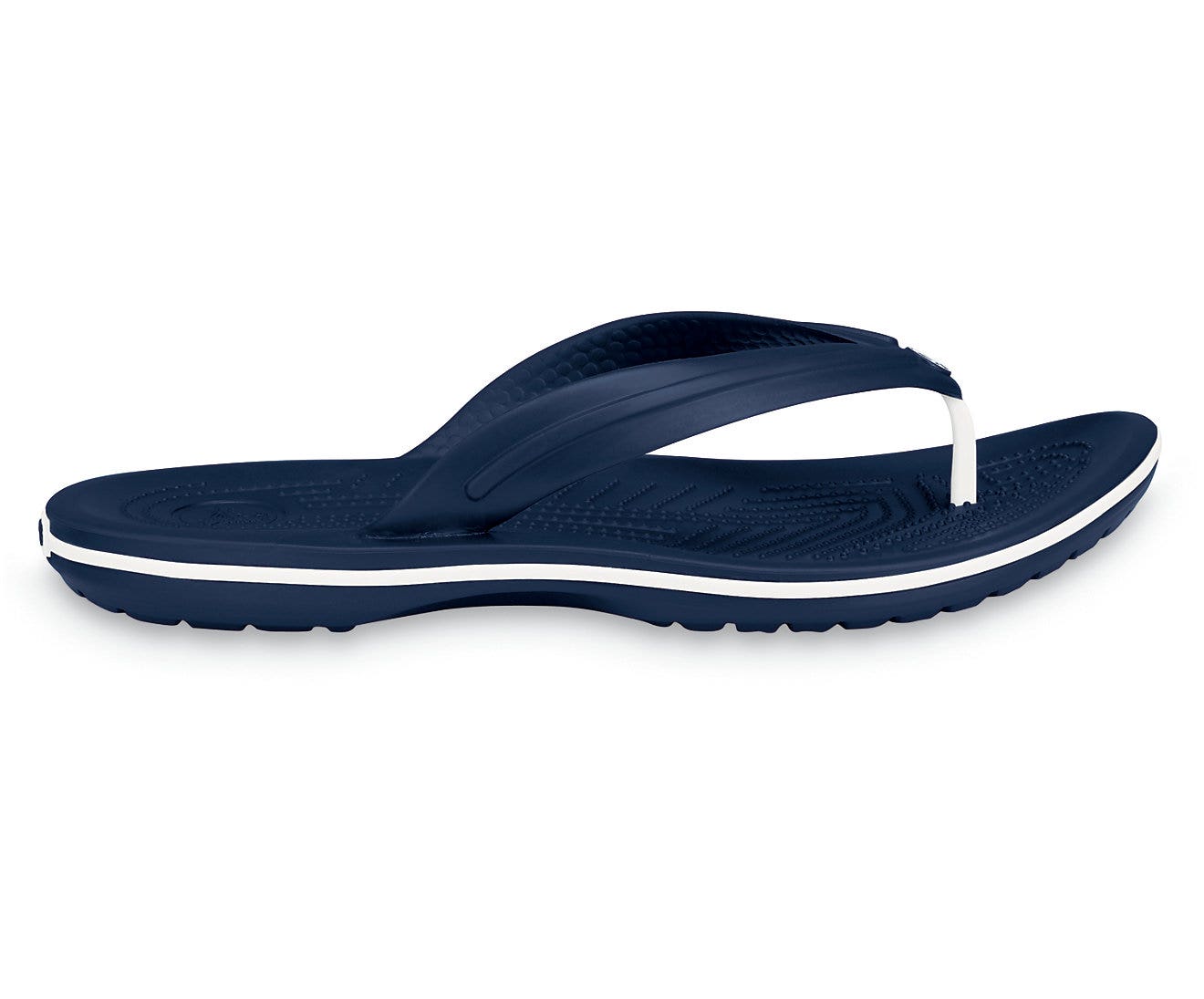 Crocs navy sales blue flip flops