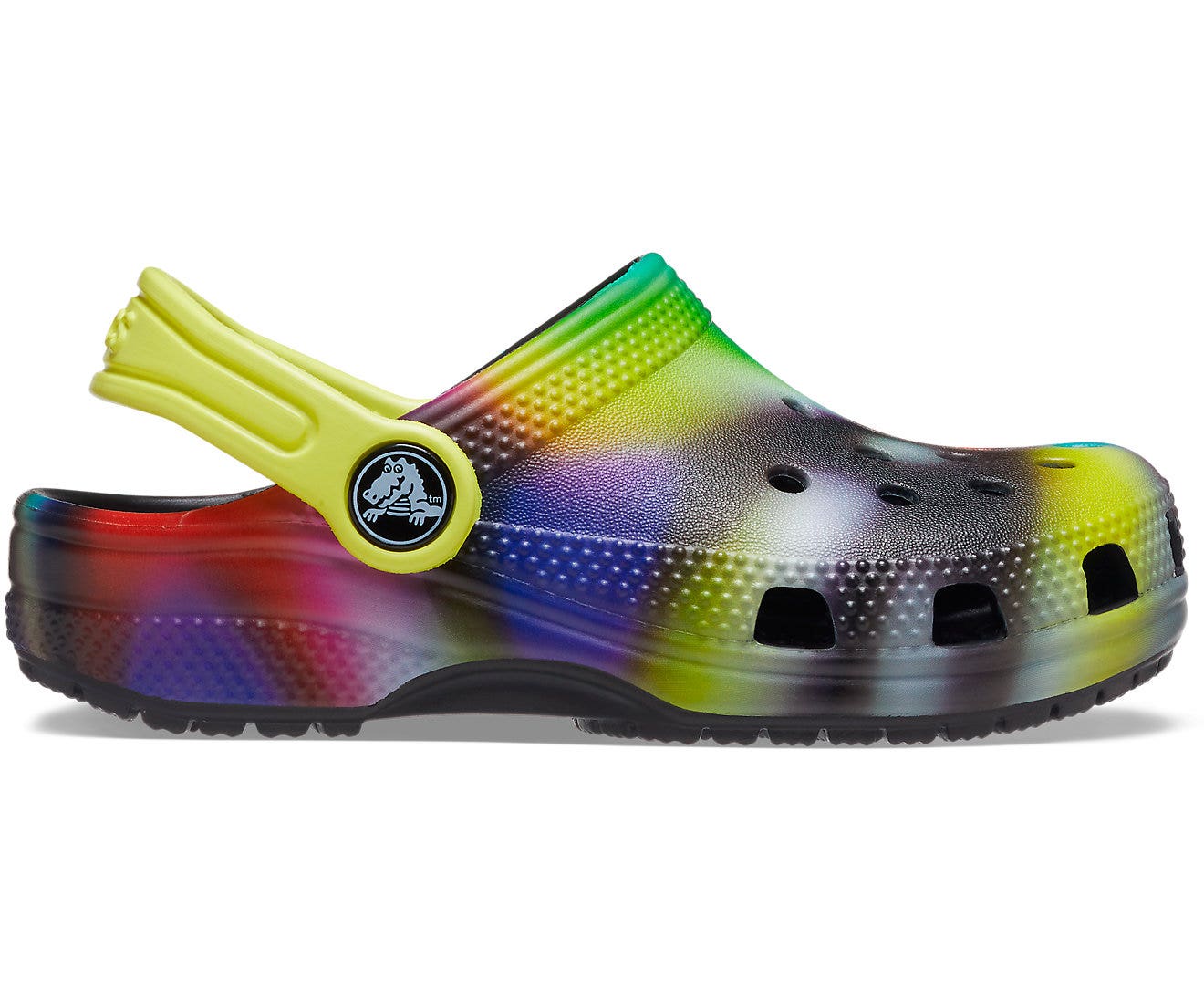 Tie dye 2025 crocs for toddlers